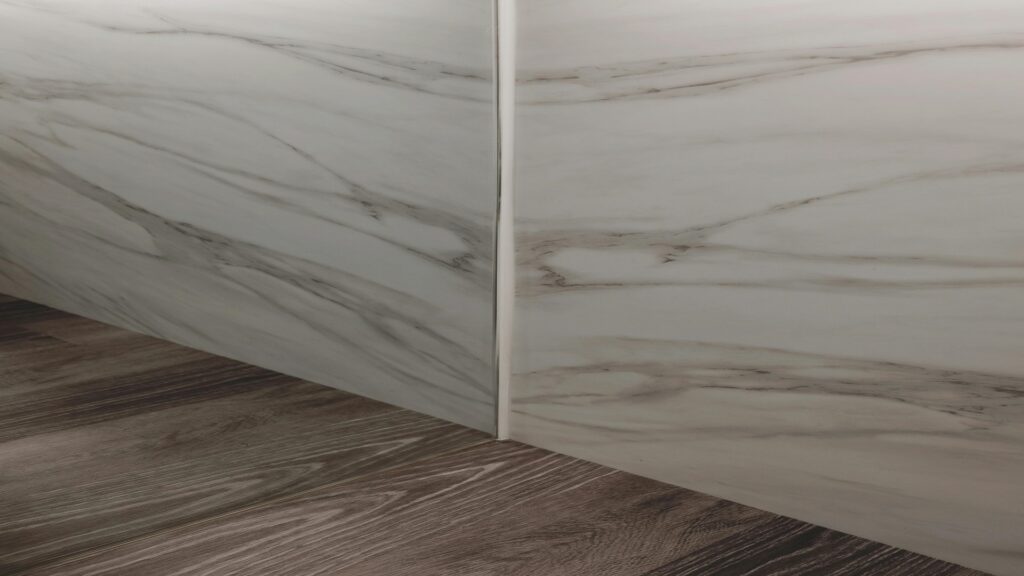 Different tile alternative to bullnose Tile edge finishes, from metal trims to polished edges.