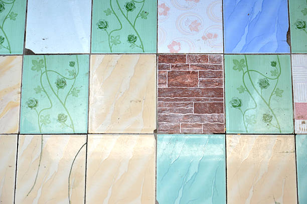 Tiles with contrasting and matching grout colors,home tiles.