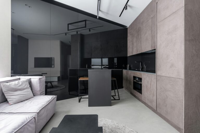 Black Kitchen Cabinets