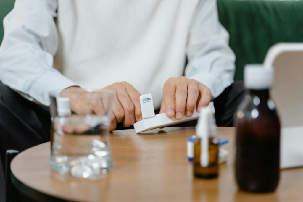 Veteran attending a telehealth consultation with a healthcare provider.